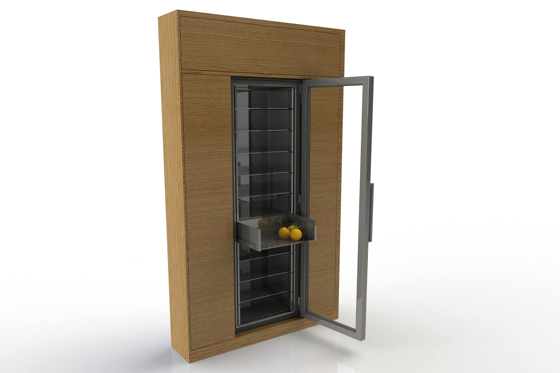 A fancy fridge CAD model