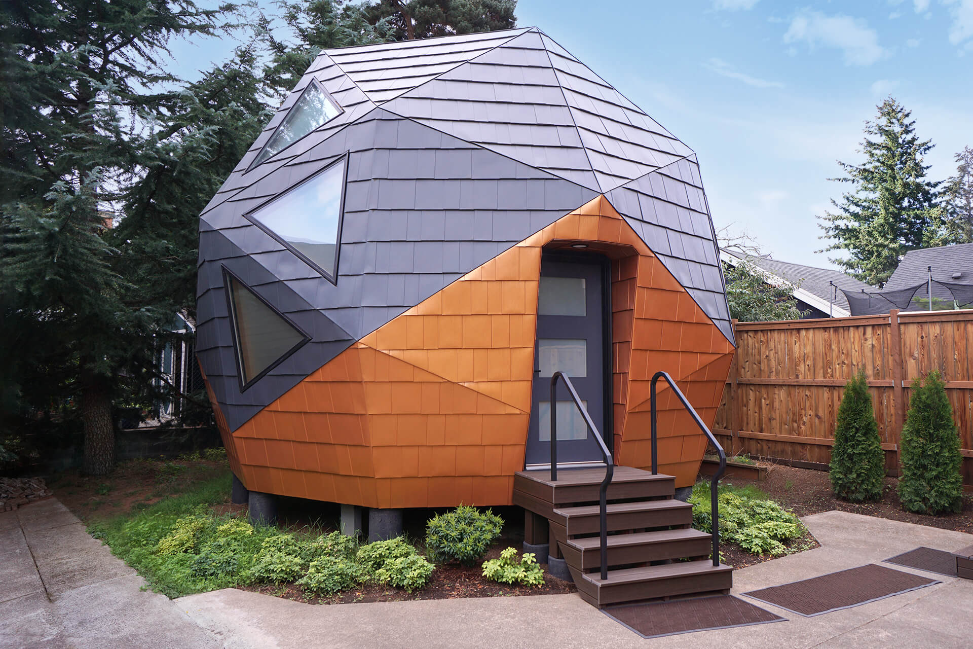 An exterior photo of my Mini Dome project.